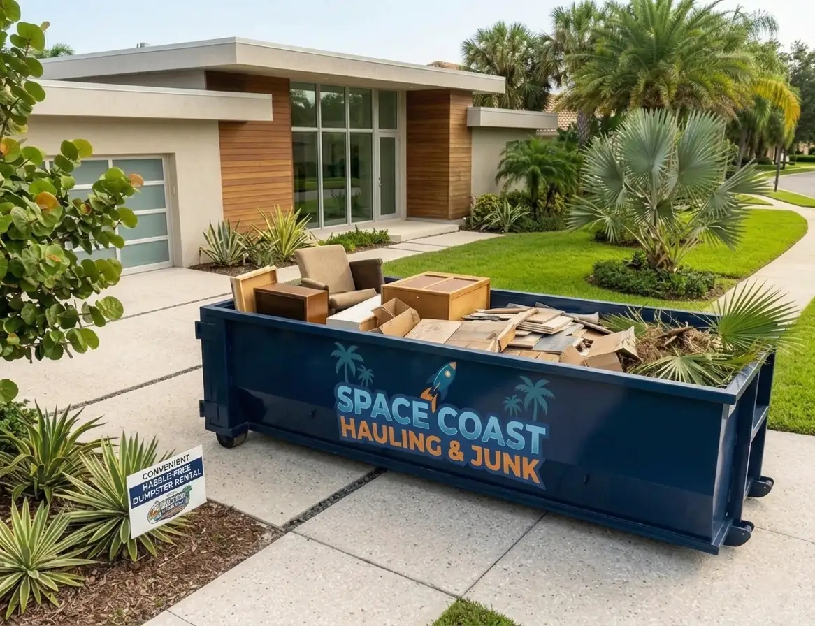 Spacecoast Hauling and Junk Brevard County Dumpster Rentals Services
