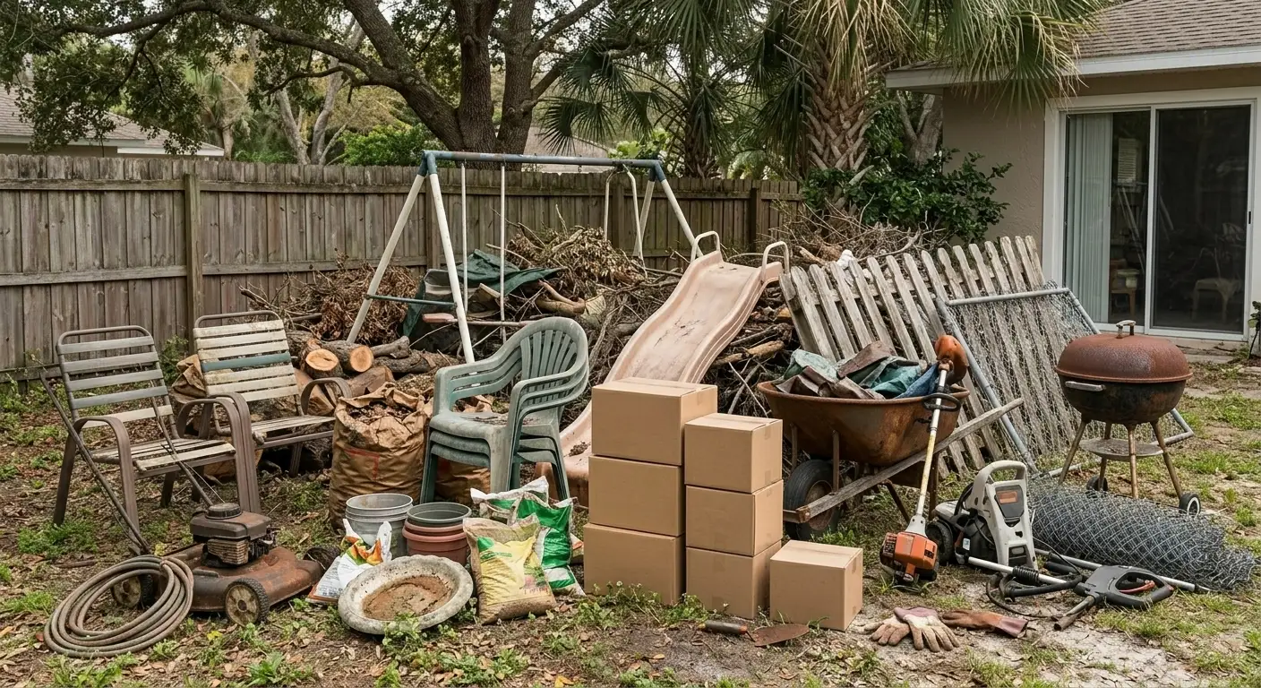 Spacecoast Hauling and Junk Brevard County yard cleanup and junk hauling